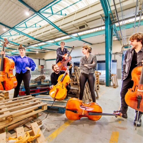 Bleue Quintet, 5 violoncelles électro